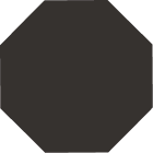 Black Octagon, 151 х 151 х 9 mm, 22pcs /Box