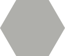 Light Grey Hexagon , 127 х 127 х 9 mm, 44pcs /Box